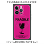 プレミアムパネル with MagSafe［ FRAGILE - Pink ］