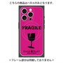 プレミアムパネル with MagSafe［ FRAGILE - Pink ］