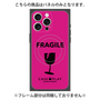 プレミアムパネル with MagSafe［ FRAGILE - Pink ］