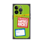 プレミアムパネル with MagSafe［ FRAGILE Stickers - Green ］