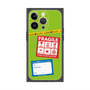 プレミアムパネル with MagSafe［ FRAGILE Stickers - Green ］