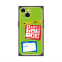 プレミアムパネル with MagSafe［ FRAGILE Stickers - Green ］