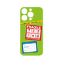 プレミアムパネル with MagSafe［ FRAGILE Stickers - Green ］
