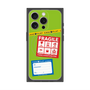 プレミアムパネル with MagSafe［ FRAGILE Stickers - Green ］