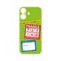 プレミアムパネル with MagSafe［ FRAGILE Stickers - Green ］