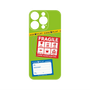 プレミアムパネル with MagSafe［ FRAGILE Stickers - Green ］