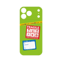 プレミアムパネル with MagSafe［ FRAGILE Stickers - Green ］