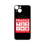 プレミアムパネル with MagSafe［ FRAGILE Sticker - Black ］