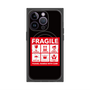 プレミアムパネル with MagSafe［ FRAGILE Sticker - Black ］