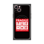 プレミアムパネル with MagSafe［ FRAGILE Sticker - Black ］