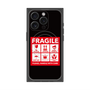 プレミアムパネル with MagSafe［ FRAGILE Sticker - Black ］