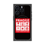 プレミアムパネル with MagSafe［ FRAGILE Sticker - Black ］