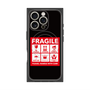 プレミアムパネル with MagSafe［ FRAGILE Sticker - Black ］