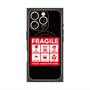 プレミアムパネル with MagSafe［ FRAGILE Sticker - Black ］