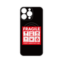 プレミアムパネル with MagSafe［ FRAGILE Sticker - Black ］