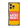 プレミアムパネル with MagSafe［ FRAGILE Sticker - Yellow ］
