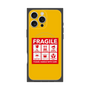 プレミアムパネル with MagSafe［ FRAGILE Sticker - Yellow ］
