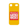 プレミアムパネル with MagSafe［ FRAGILE Sticker - Yellow ］