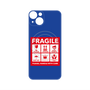 プレミアムパネル with MagSafe［ FRAGILE Sticker - Blue ］