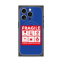 プレミアムパネル with MagSafe［ FRAGILE Sticker - Blue ］