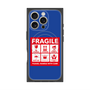 プレミアムパネル with MagSafe［ FRAGILE Sticker - Blue ］