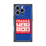 プレミアムパネル with MagSafe［ FRAGILE Sticker - Blue ］