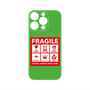 プレミアムパネル with MagSafe［ FRAGILE Sticker - Green ］