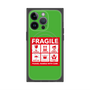 プレミアムパネル with MagSafe［ FRAGILE Sticker - Green ］
