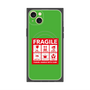 プレミアムパネル with MagSafe［ FRAGILE Sticker - Green ］