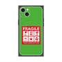 プレミアムパネル with MagSafe［ FRAGILE Sticker - Green ］