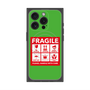プレミアムパネル with MagSafe［ FRAGILE Sticker - Green ］