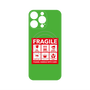 プレミアムパネル with MagSafe［ FRAGILE Sticker - Green ］