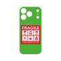 プレミアムパネル with MagSafe［ FRAGILE Sticker - Green ］