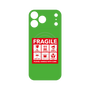 プレミアムパネル with MagSafe［ FRAGILE Sticker - Green ］