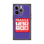 プレミアムパネル with MagSafe［ FRAGILE Sticker - Purple ］