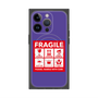 プレミアムパネル with MagSafe［ FRAGILE Sticker - Purple ］