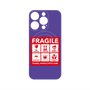 プレミアムパネル with MagSafe［ FRAGILE Sticker - Purple ］