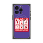 プレミアムパネル with MagSafe［ FRAGILE Sticker - Purple ］
