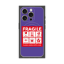 プレミアムパネル with MagSafe［ FRAGILE Sticker - Purple ］