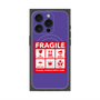 プレミアムパネル with MagSafe［ FRAGILE Sticker - Purple ］