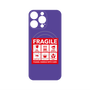 プレミアムパネル with MagSafe［ FRAGILE Sticker - Purple ］
