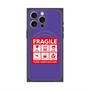 プレミアムパネル with MagSafe［ FRAGILE Sticker - Purple ］