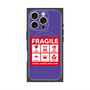 プレミアムパネル with MagSafe［ FRAGILE Sticker - Purple ］