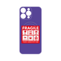 プレミアムパネル with MagSafe［ FRAGILE Sticker - Purple ］