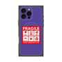 プレミアムパネル with MagSafe［ FRAGILE Sticker - Purple ］