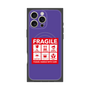 プレミアムパネル with MagSafe［ FRAGILE Sticker - Purple ］