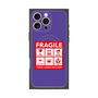 プレミアムパネル with MagSafe［ FRAGILE Sticker - Purple ］