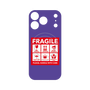 プレミアムパネル with MagSafe［ FRAGILE Sticker - Purple ］