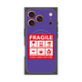 プレミアムパネル with MagSafe［ FRAGILE Sticker - Purple ］