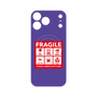 プレミアムパネル with MagSafe［ FRAGILE Sticker - Purple ］